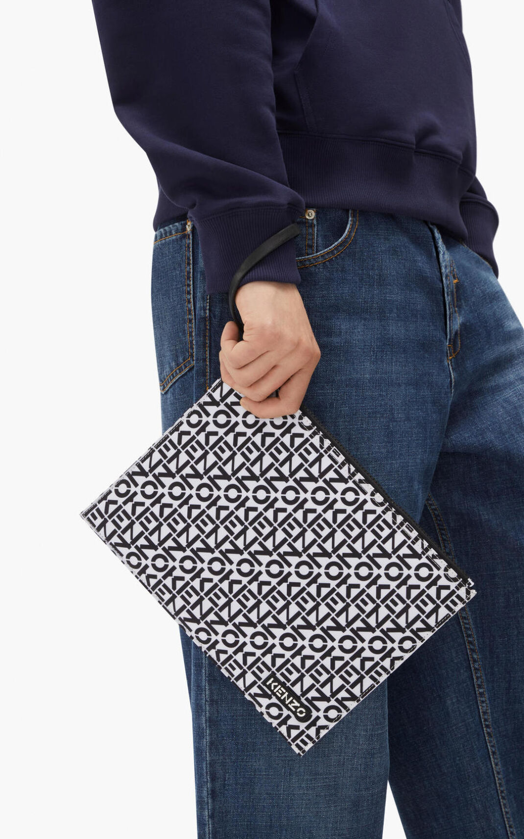 Clutch Kenzo Repeat large Hombre Blancas JLK014935